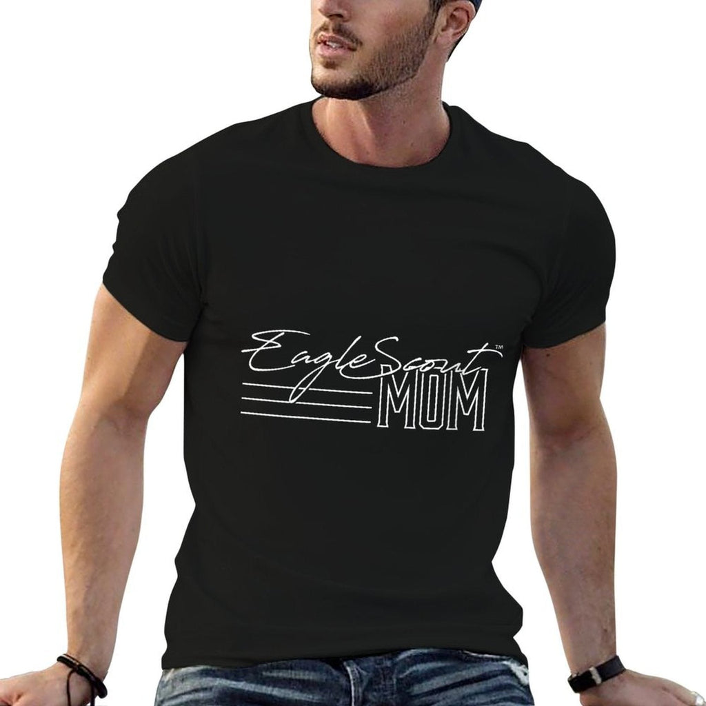 Womens Eagle Scout Mom  Heathered Texture T-Shirt
