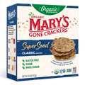 Mary's Gone Crackers Classic Seed Crackers - Case of 6 Boxes (4 oz Each) Organic Gluten-Free