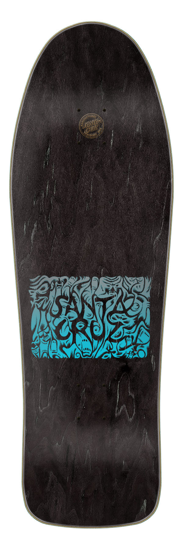 Santa Cruz Knox "Firepit" Silver Kaleidoscope 10" Skateboard Deck
