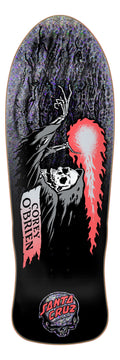 Santa Cruz O'Brien "Reaper" Silver Kaleidoscope 9.85" Skateboard Deck