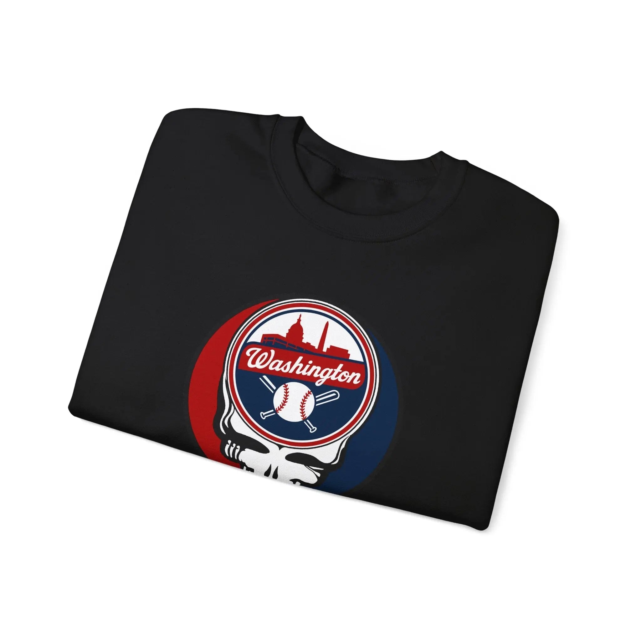 Washington Nationals Original Stealie Grateful Dead Crewneck Grateful Dead Sweatshirt