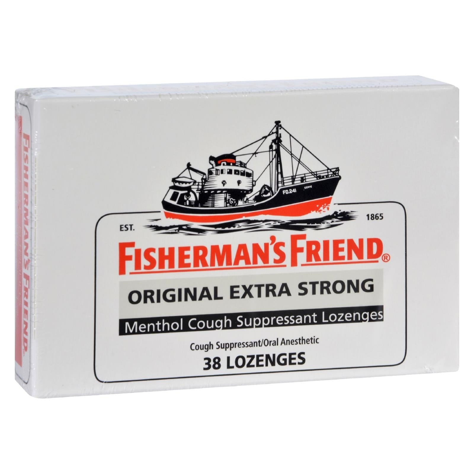 Fisherman's Friend Lozenges - Original Extra Strong - Dsp - 38 Ct - 1 Case