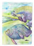 Manatee Garden Flag Mailbox Decorative Yard Banner Outside Patio Artwork for Flower Beds, Garden Size, Multicolor