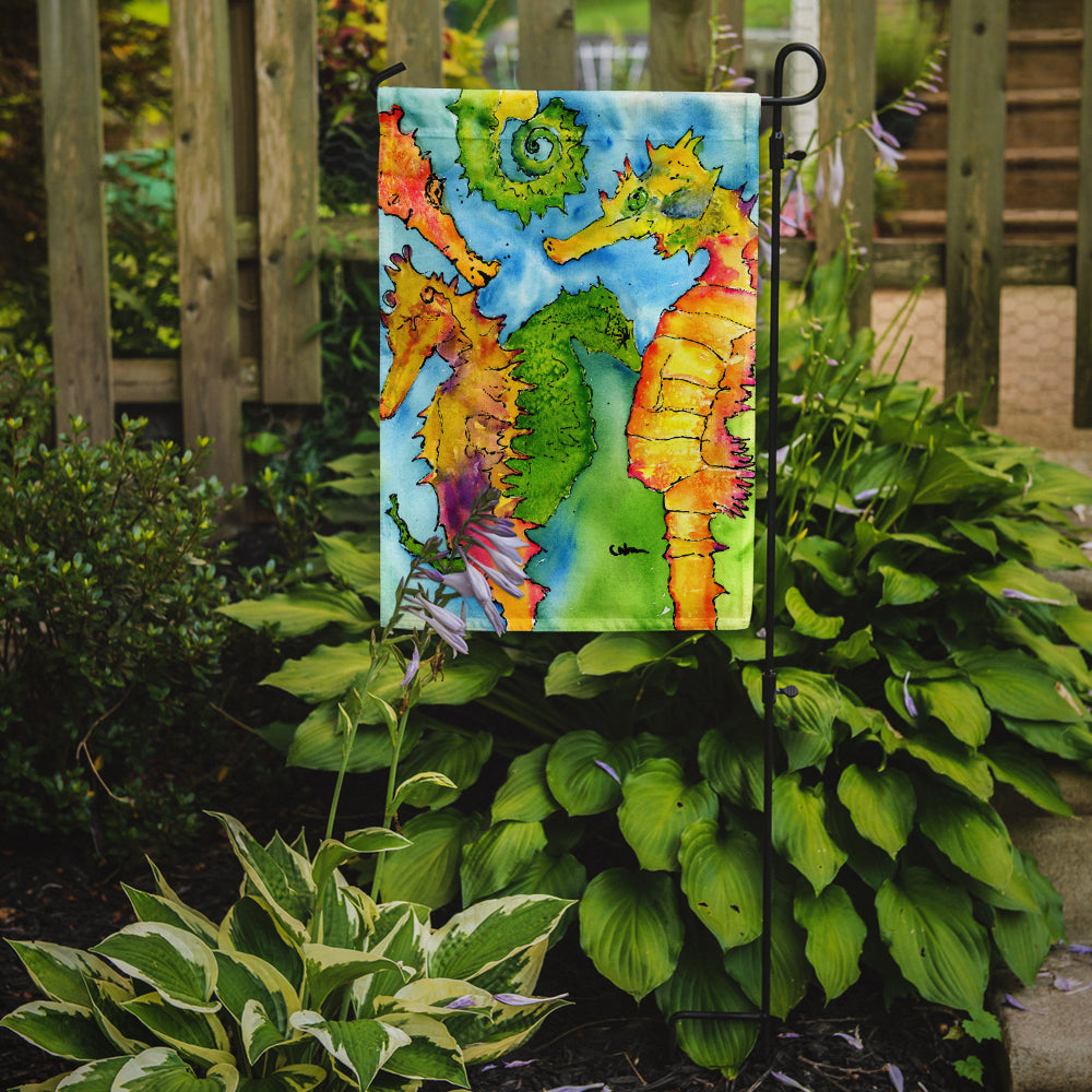 Seahorse Garden Flag Mailbox Decorative Yard Banner Outside Patio Artwork for Flower Beds, Garden Size, Multicolor