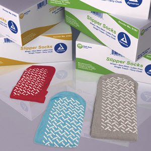 Dynarex® Single Tread Slipper Socks, Medium 2181