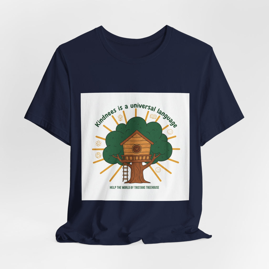Kindness Is a Universal Language Tee | eco tee, climate humor