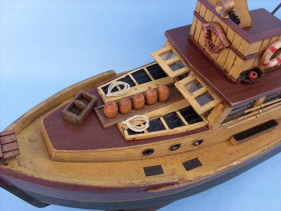 Wooden Jaws - Orca Model Boat 20""