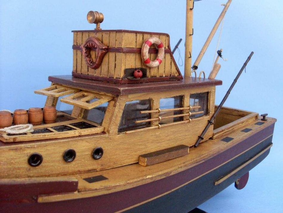 Wooden Jaws - Orca Model Boat 20""