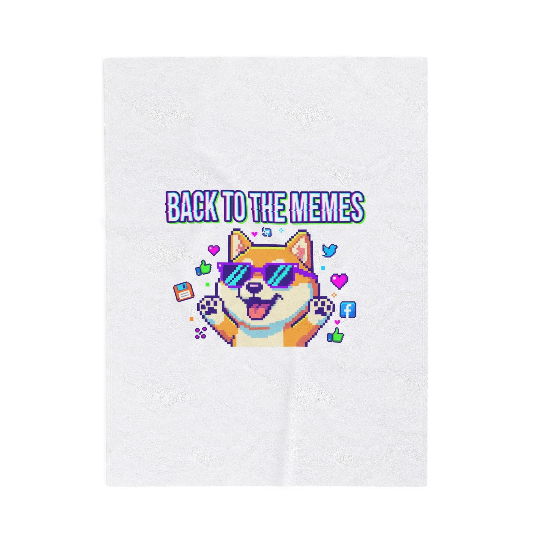 Back to the Memes Velveteen Plush Blanket | meme throwback, 2000s internet