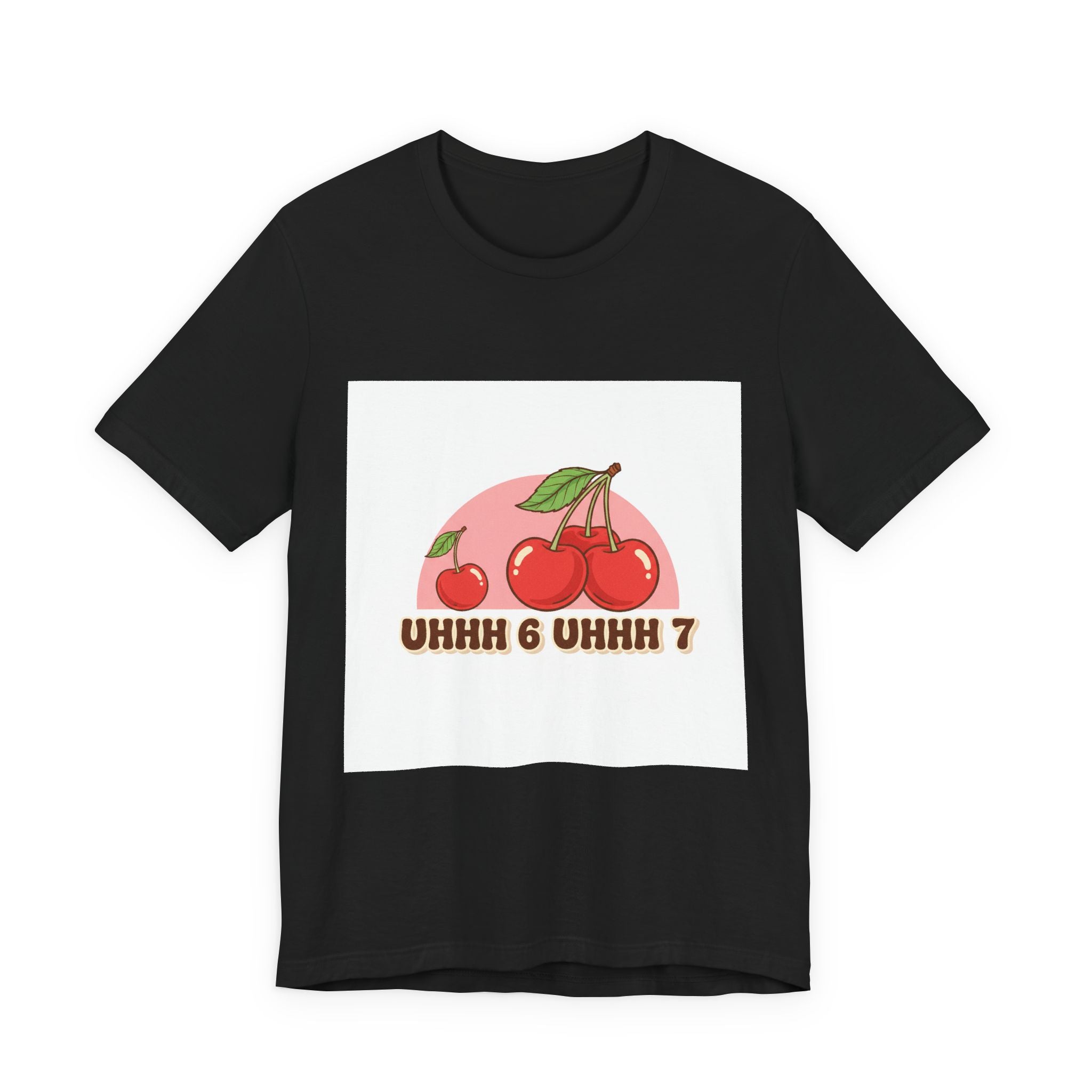 Retro Cherry Graphic Tee | kawaii fruit design, vintage cherry shirt