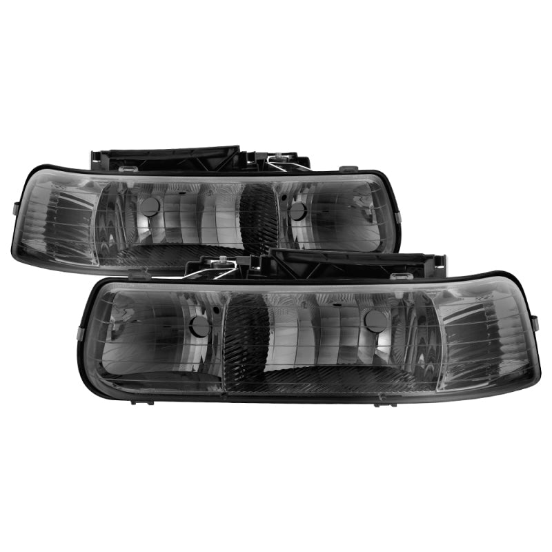 SPYDER Xtune Chevy TahOE 00-06 Amber Crystal Headlights Smoke HD-JH-CSIL99-SM 5064257