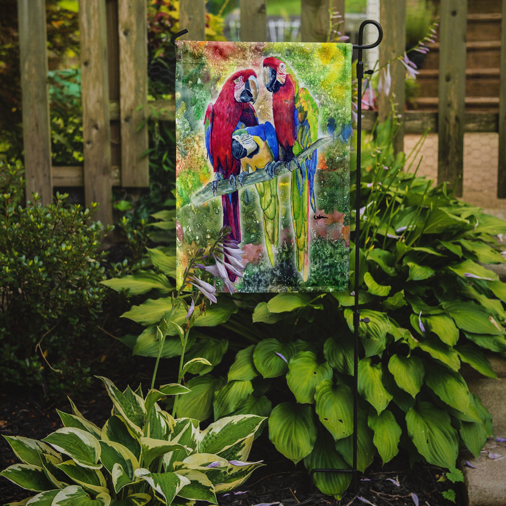 Parrot Parrot Head Garden Flag Mailbox Decorative Yard Banner Outside Patio Artwork for Flower Beds, Garden Size, Multicolor