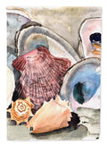 Sea Shells Garden Flag Mailbox Decorative Yard Banner Outside Patio Artwork for Flower Beds, Garden Size, Multicolor