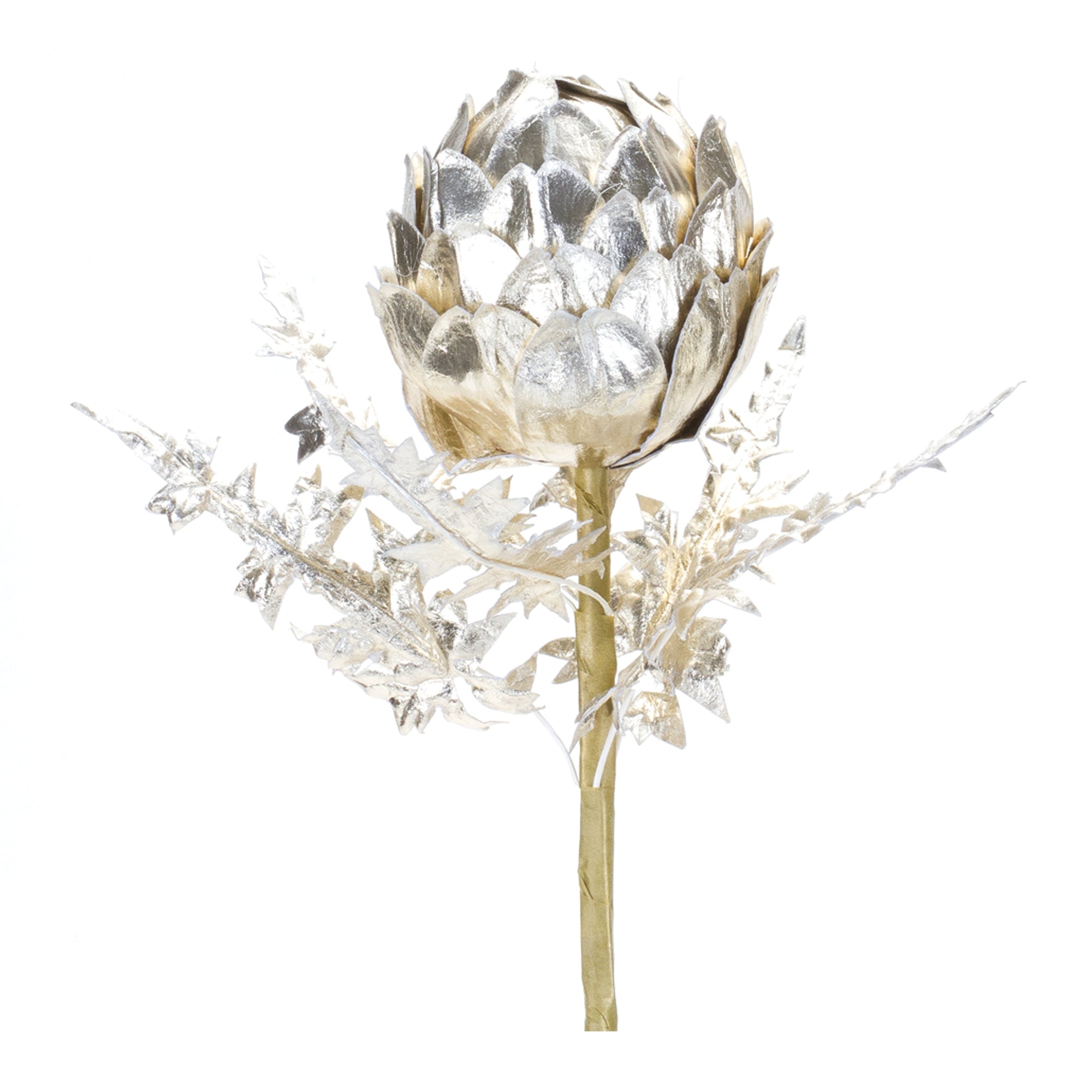 Metallic Artichoke Stem (Set of 2)