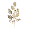 Glittered Holly Leaf Spray (Set of 6)