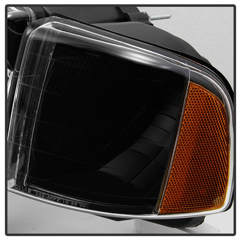 SPYDER Xtune Dodge Ram Sport Model Only 1999-2002 OEM Headlights Black HD-JH-DR99-SP-BK 9032158