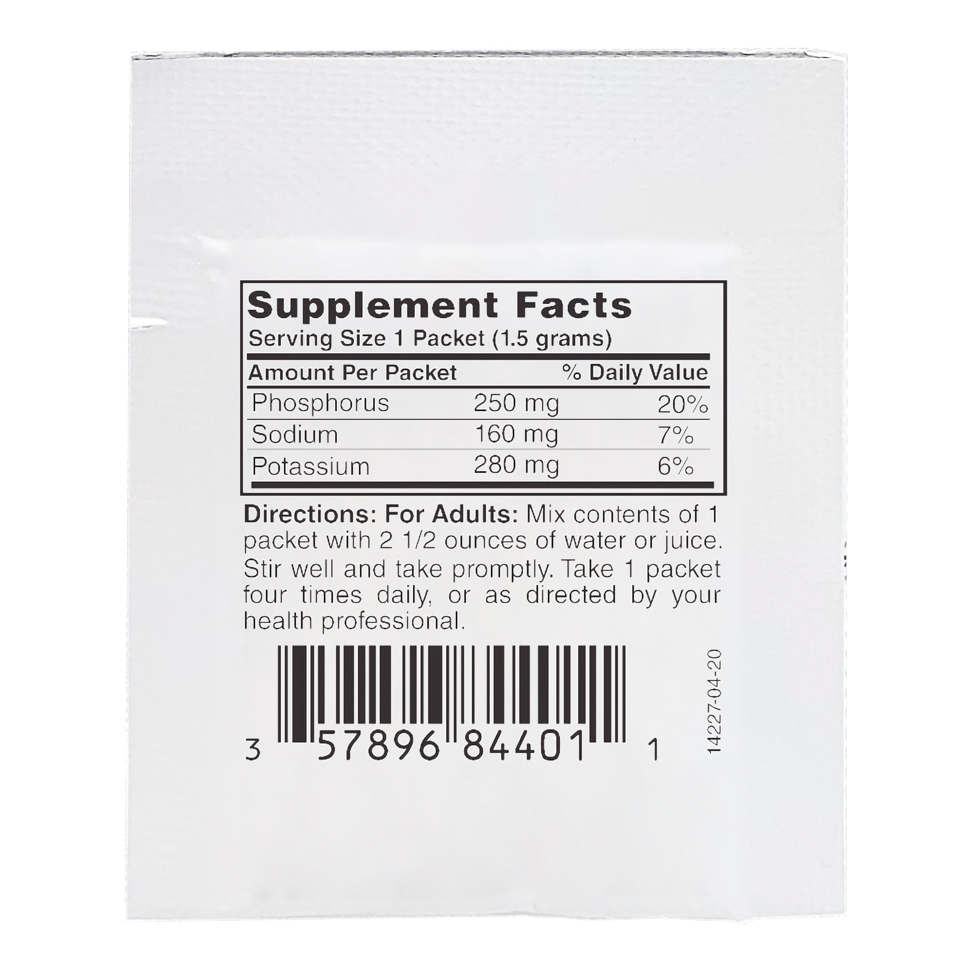 Geri-Care Phosphorus Supplement Powder with Electrolytes, Strawberry Flavor 844-01-GCP