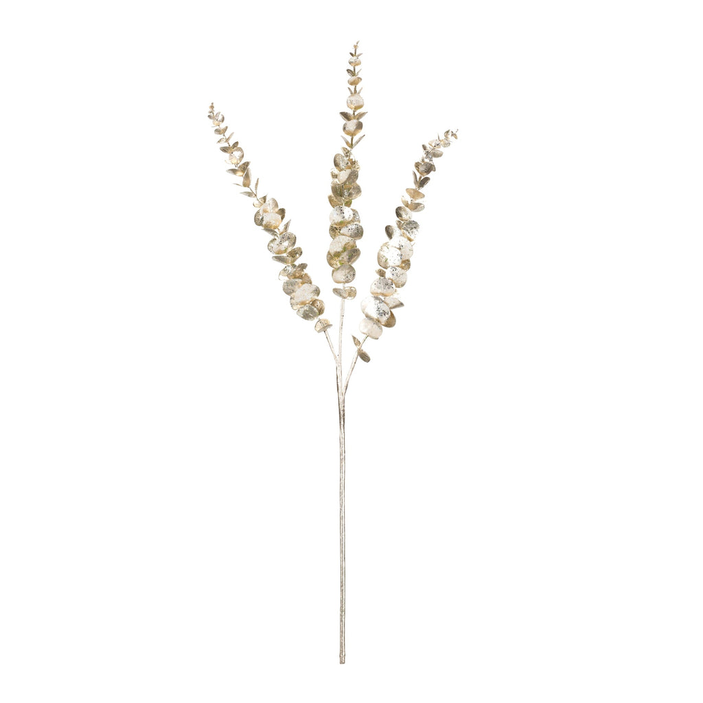 Glittered Eucalyptus Spray (Set of 6)