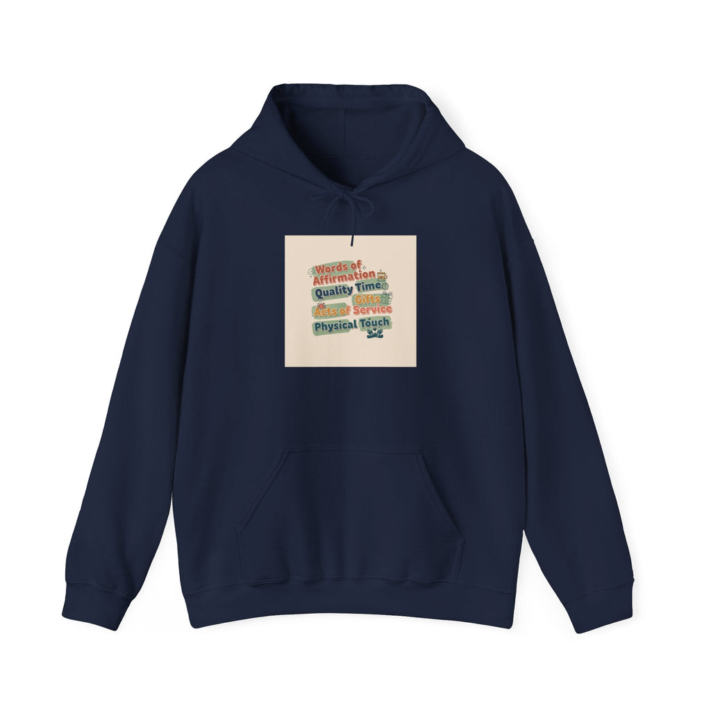 Love Languages Meme Hoodie | acts of snacks, quiet love