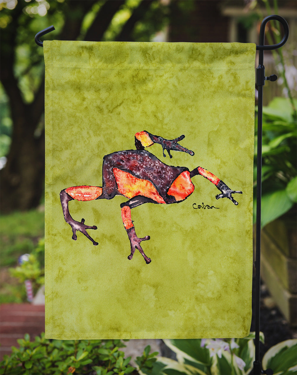 Frog Garden Flag Mailbox Decorative Yard Banner Outside Patio Artwork for Flower Beds, Garden Size, Multicolor