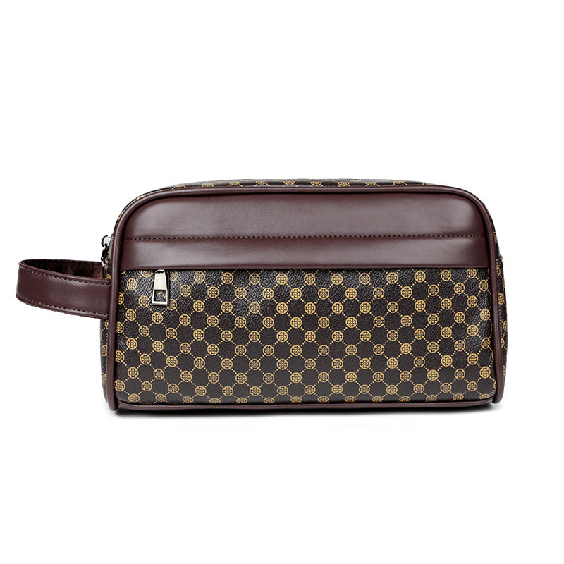 Men's Clutch Fashion Vintage Printed Handbag