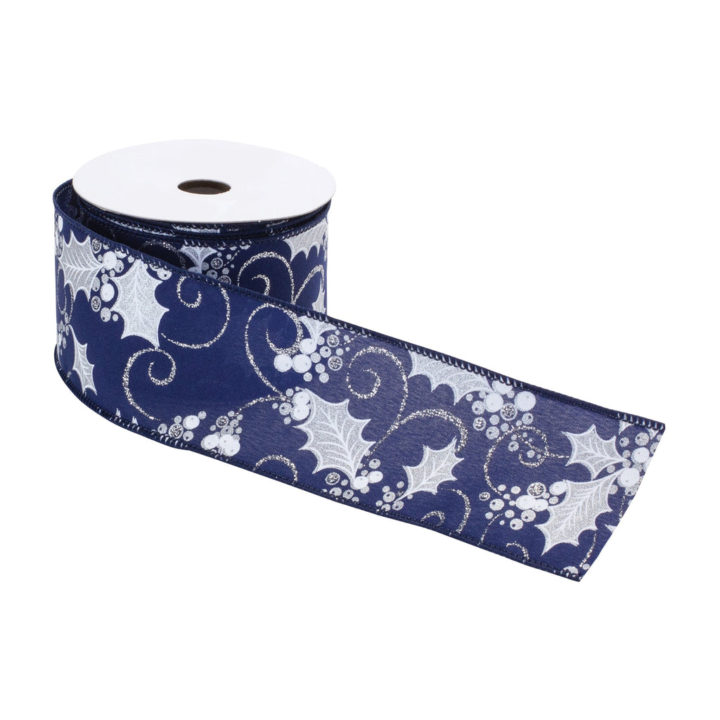 Wired Polyester Ribbon 2.5" x 10 yds. (Set of 2)