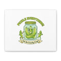 Pickle Everything! Matte Canvas | Brine Design, Pickle Lover Art