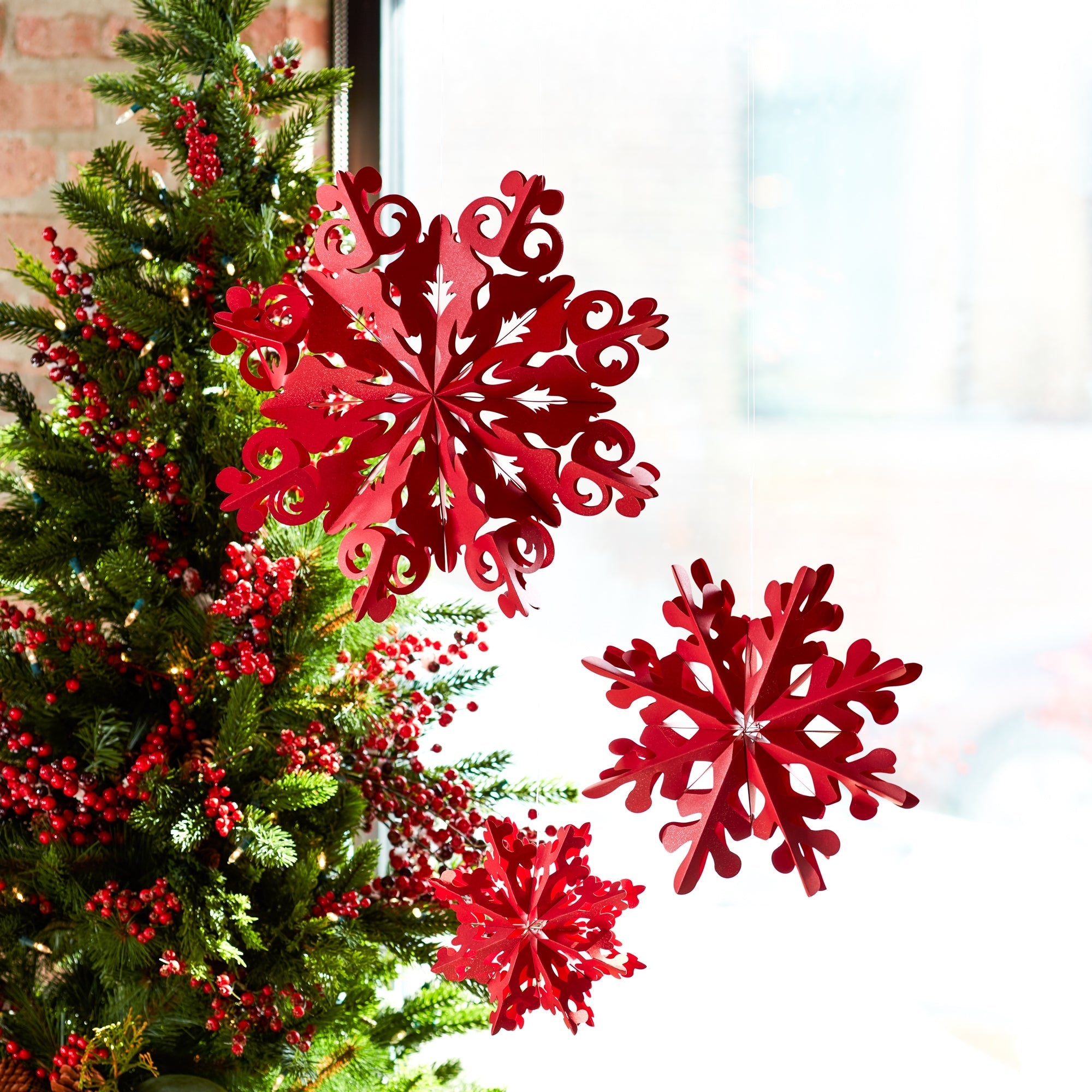 Paper Snowflake Ornament (Set of 6)