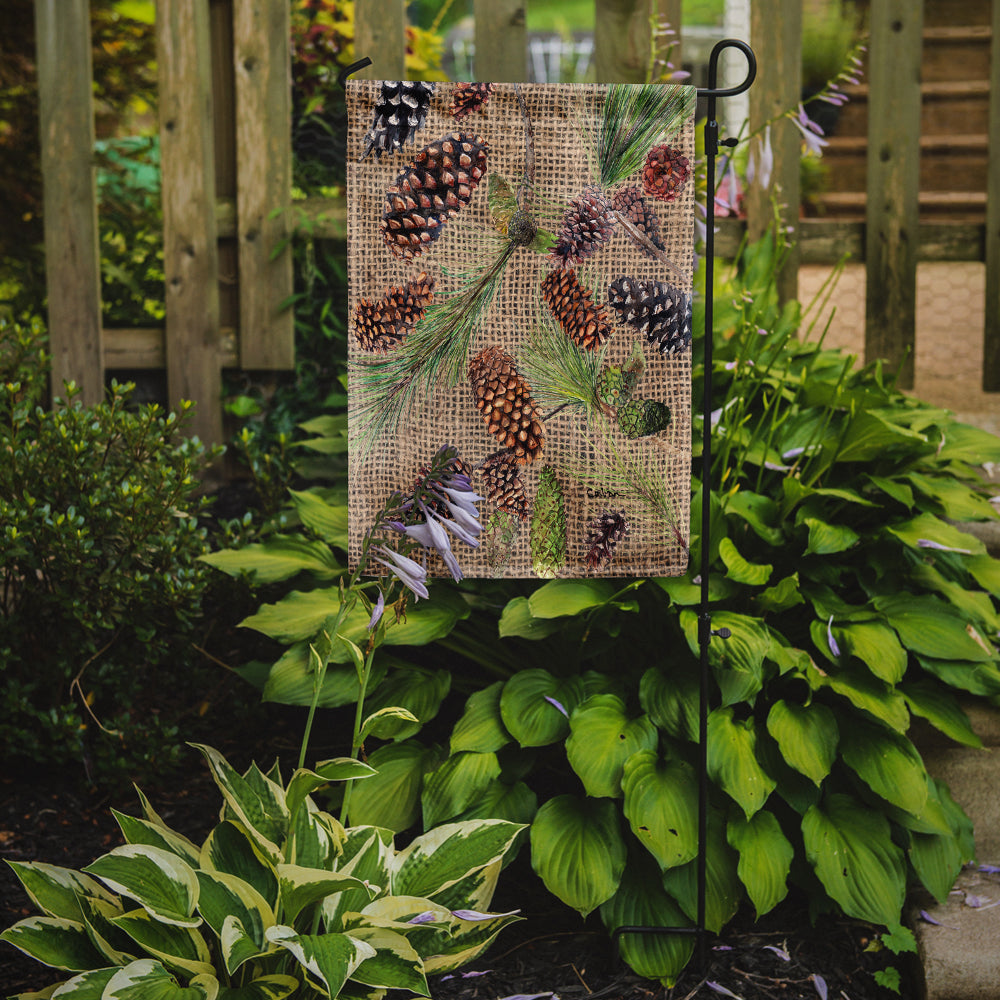 Pine Cones Garden Flag Mailbox Decorative Yard Banner Outside Patio Artwork for Flower Beds, Garden Size, Multicolor
