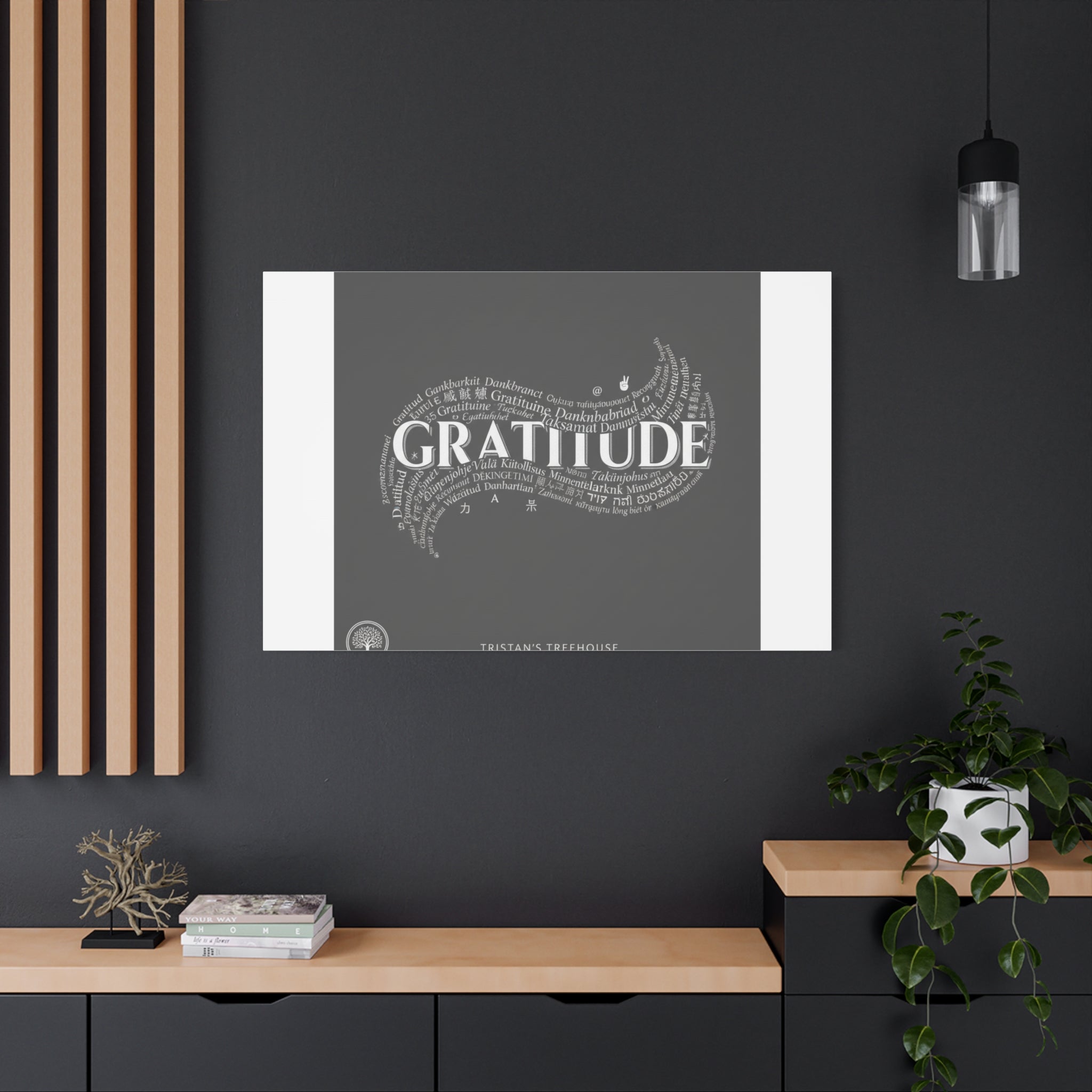 Gratitude Wall Art Matte Canvas | Tiny Treats, sweet uplifting print