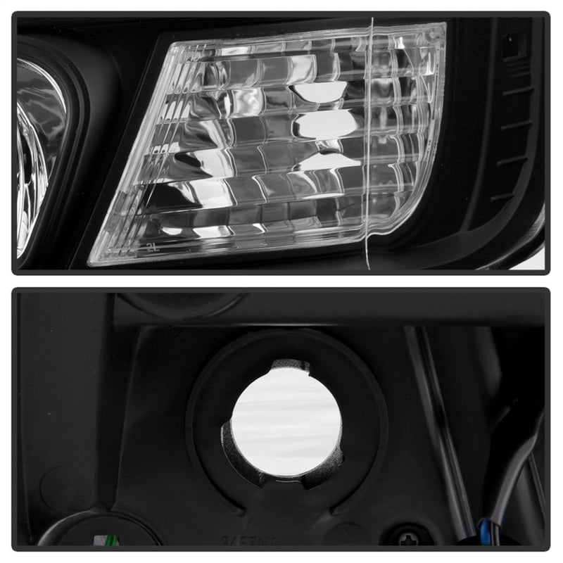 SPYDER 04-15 Nissan Titan High-Power LED Module Equipped Headlights - Black (PRO-YD-NTI04PL-BK) 5088406