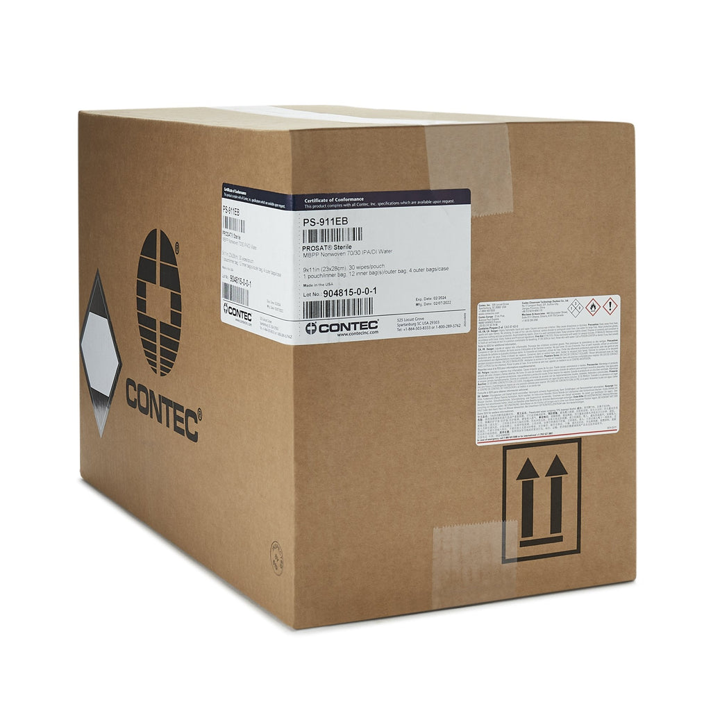PROSAT® Sterile™ PreSaturated Cleanroom Wipe PS-911EB