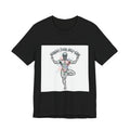 Hard Rock Motivational Skull Yoga Tee | metal font shirt, gothic wellness quote