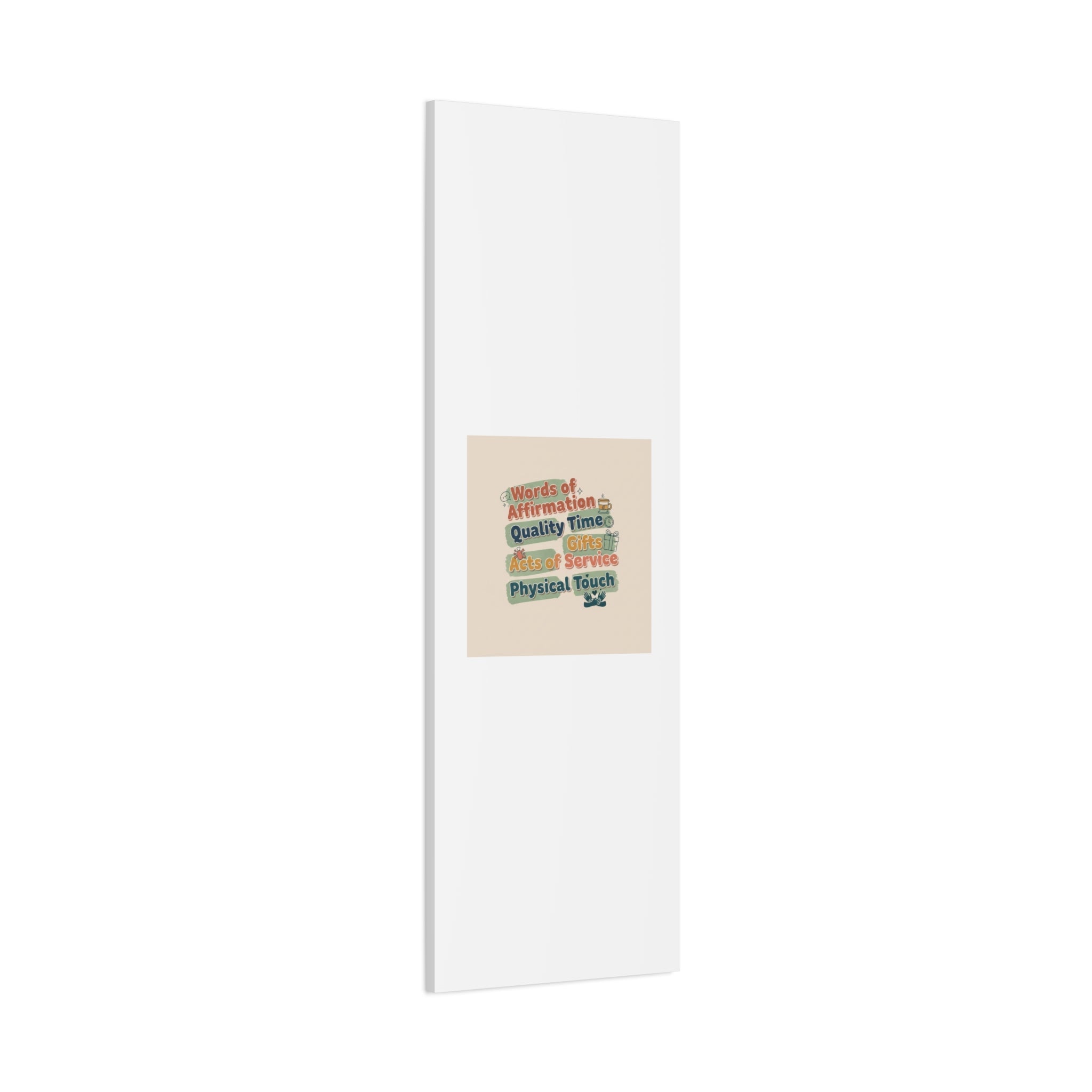 Love Languages List Matte Canvas Wall Art | love language meme, relationship humor