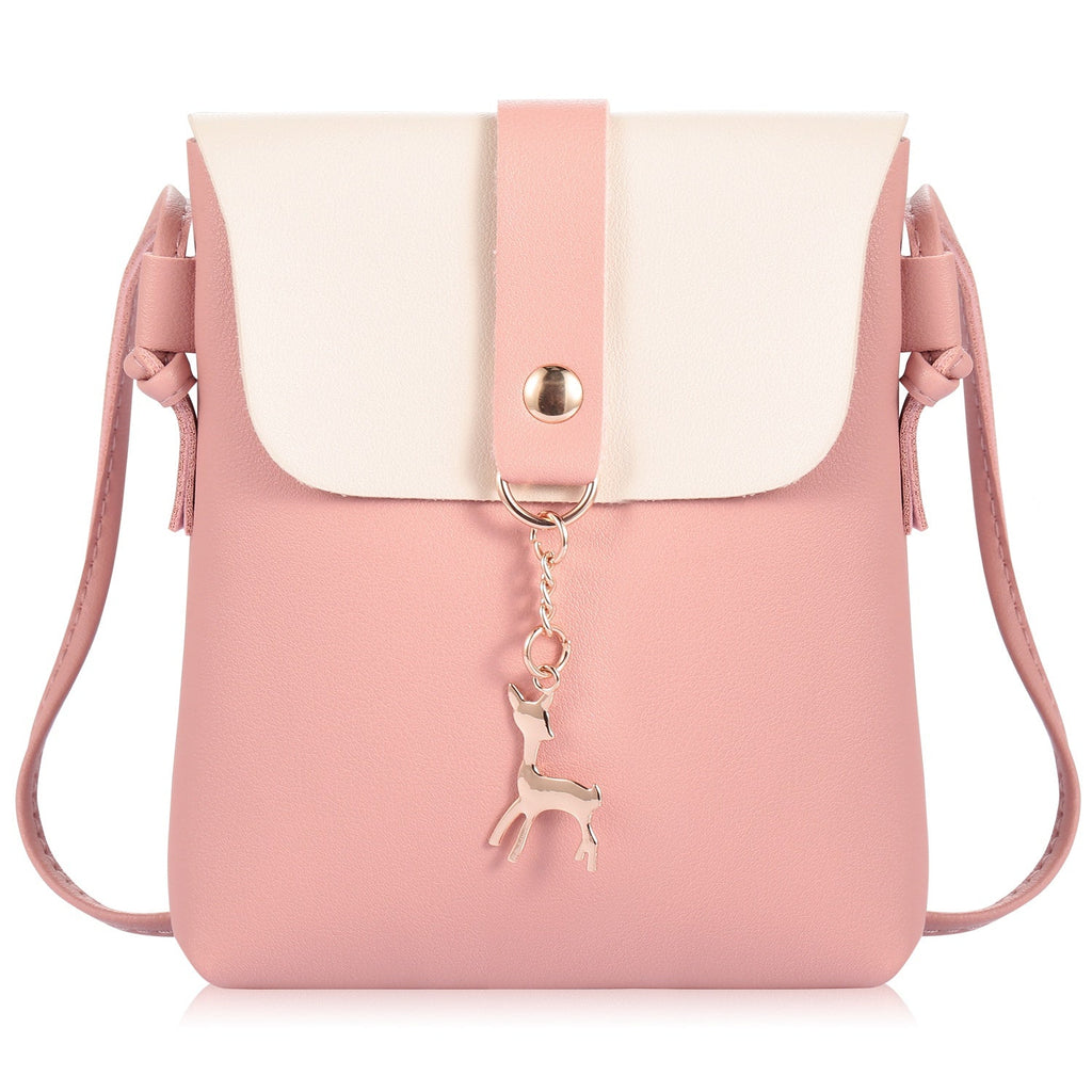 Women Girl Small Crossbody Bags PU Leather Messenger Bags Waterproof Clutch Purse Phone Wallet Pocket Pouch Satchel