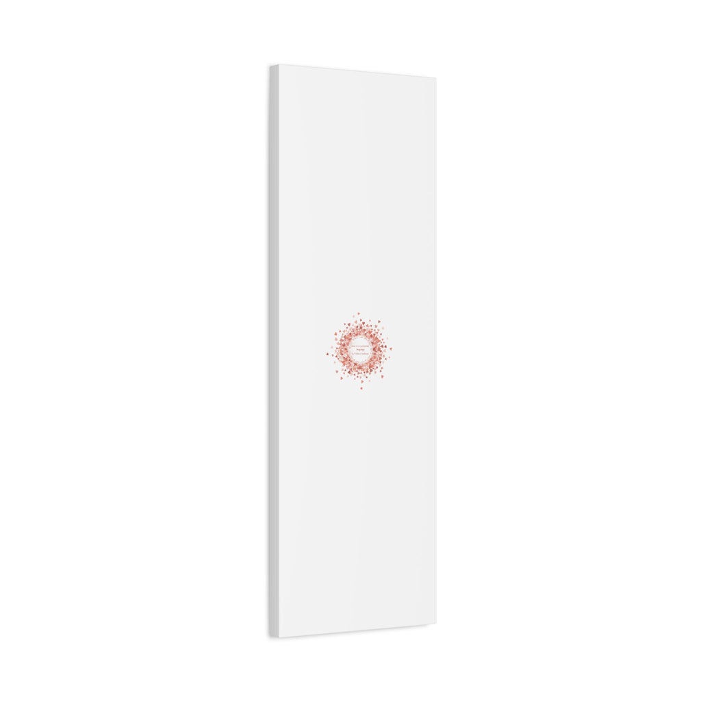 Tiny Heart Confetti Canvas | Matte Stretched Wall Art