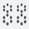 Ford Racing M14 x 1.5 Black Lug Nut - Set of 24 M-1012K-F15B