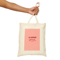 Elegant Pink CHEETAH Cotton Canvas Tote,  Le Guepard