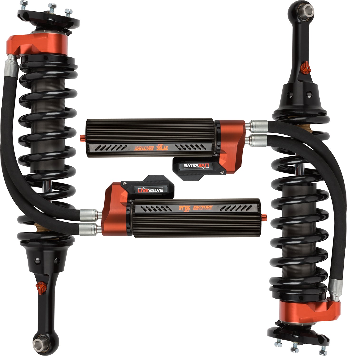 FACTORY RACE SERIES 3.0 LIVE VALVE INTERNAL BYPASS COIL-OVER (PAIR) - ADJUSTABLE