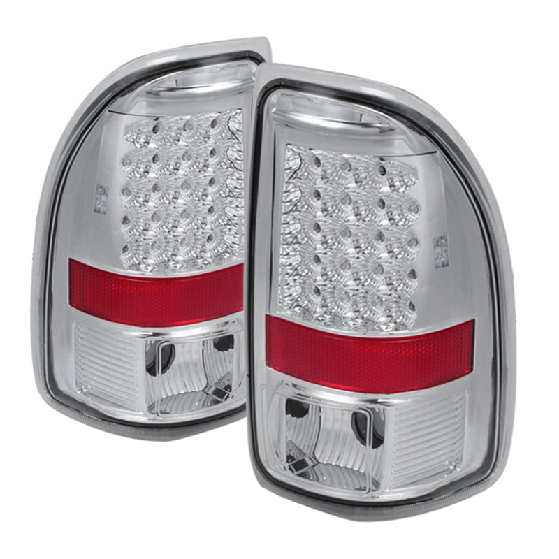 SPYDER Xtune Dodge Dakota 97-04 LED Tail Lights Chrome ALT-JH-DDAK97-LED-C 9027024