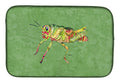 Grasshopper on Avacado Dish Drying Mat Absorbent Dish Drying Mat Pad for Kitchen Counter Dish Drainer Mat for Countertop, 14 x 21", Multicolor