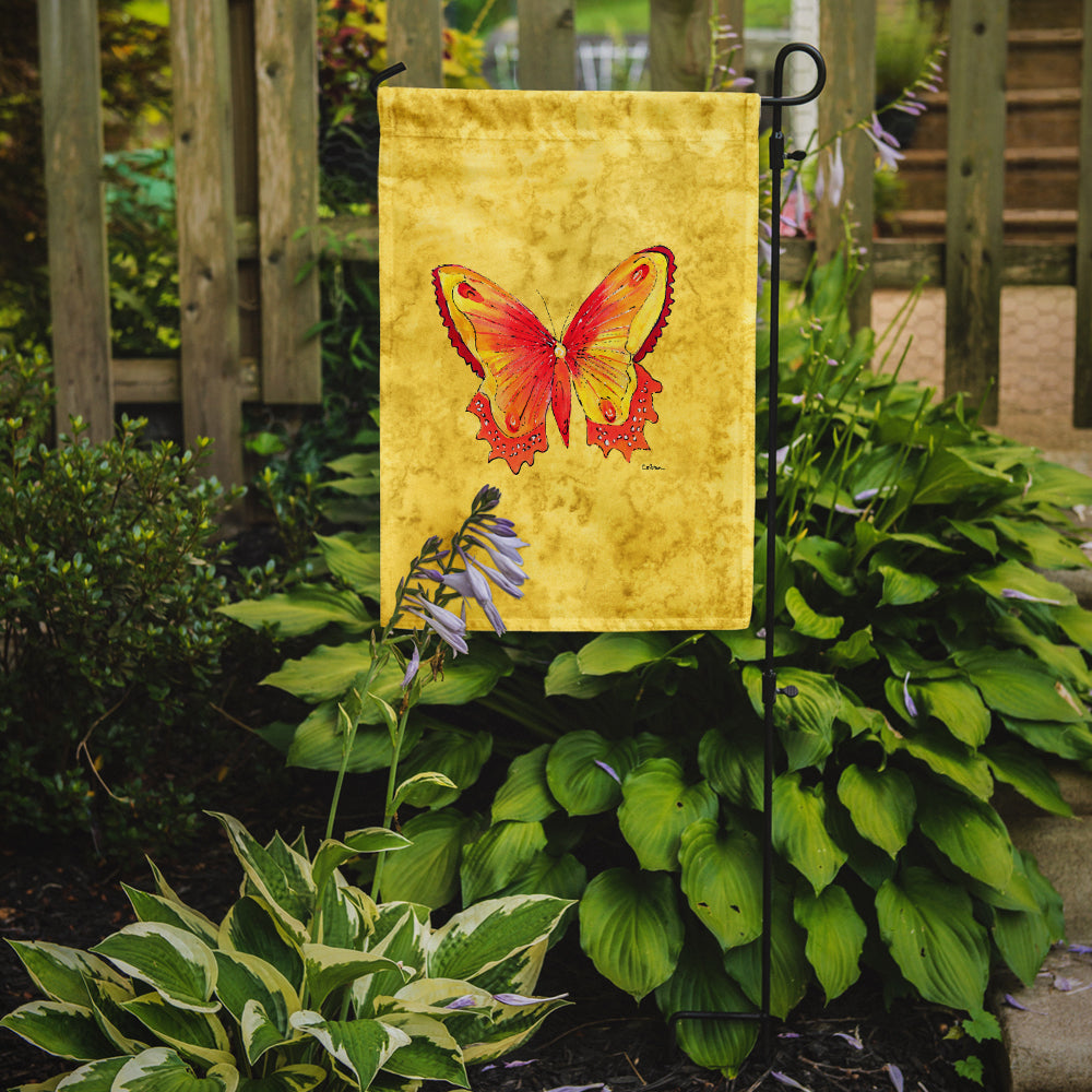 Butterfly on Yellow Garden Flag Mailbox Decorative Yard Banner Outside Patio Artwork for Flower Beds, Garden Size, Multicolor