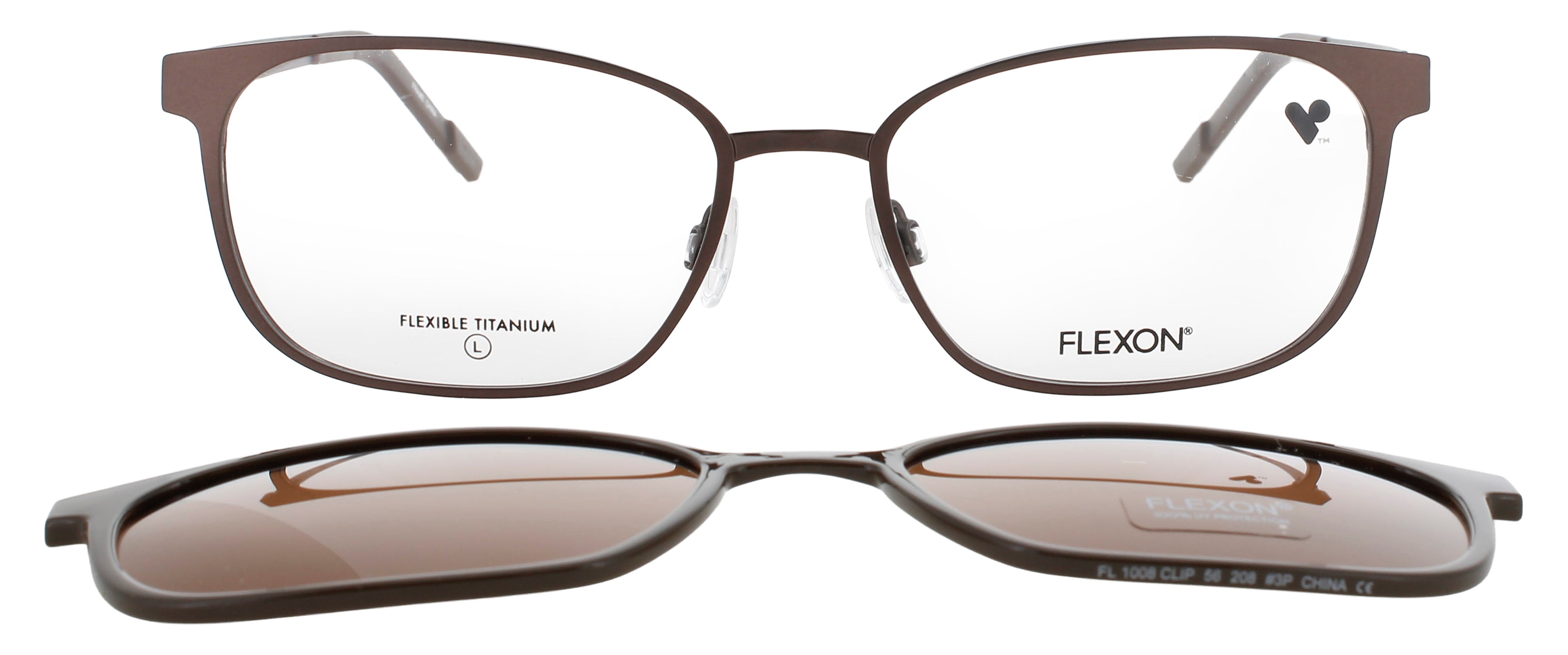 Flexon Flx1008mag-Set Eyeglasses