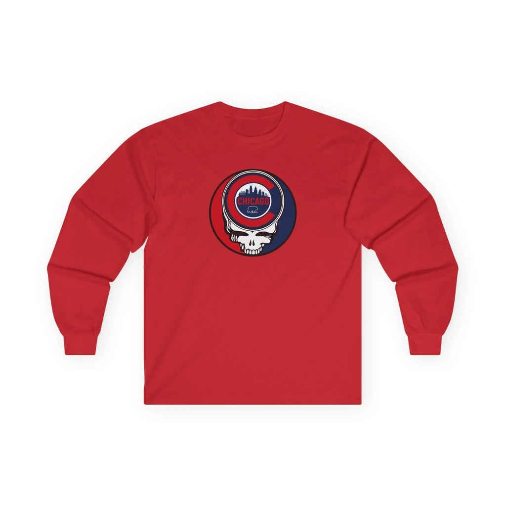 Chicago Cubs Original Stealie Long Sleeve T-Shirt