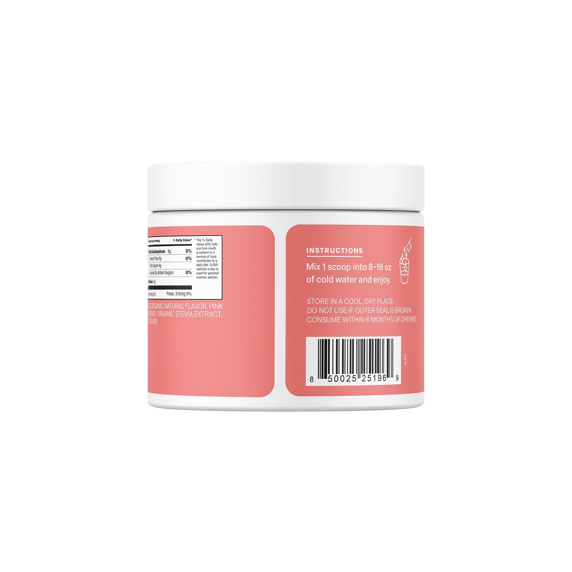Cure Electrolyte Drink Mix, Strawberry Kiwi, 7.2-ounce Jar HM7009