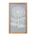 Framed Paper Mache Flower Wall Art (Set of 2)