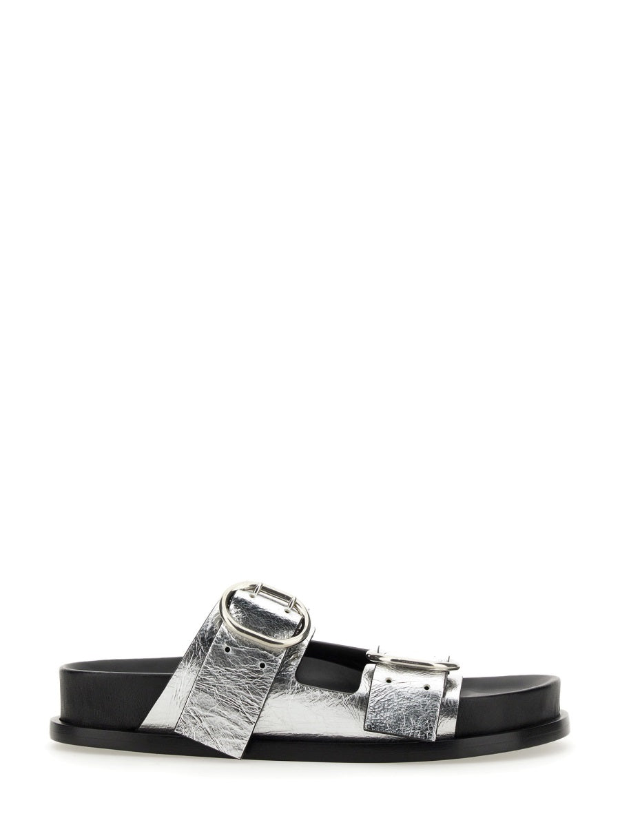 Jil Sander Women Leather Sandal With Buckle