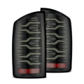 AlphaRex 07-08 Dodge Ram1500/07-09 Dodge Ram 2500+3500 Luxx-Series LED Tail Lights(Pair) Alpha Black 641050 *Discontinued