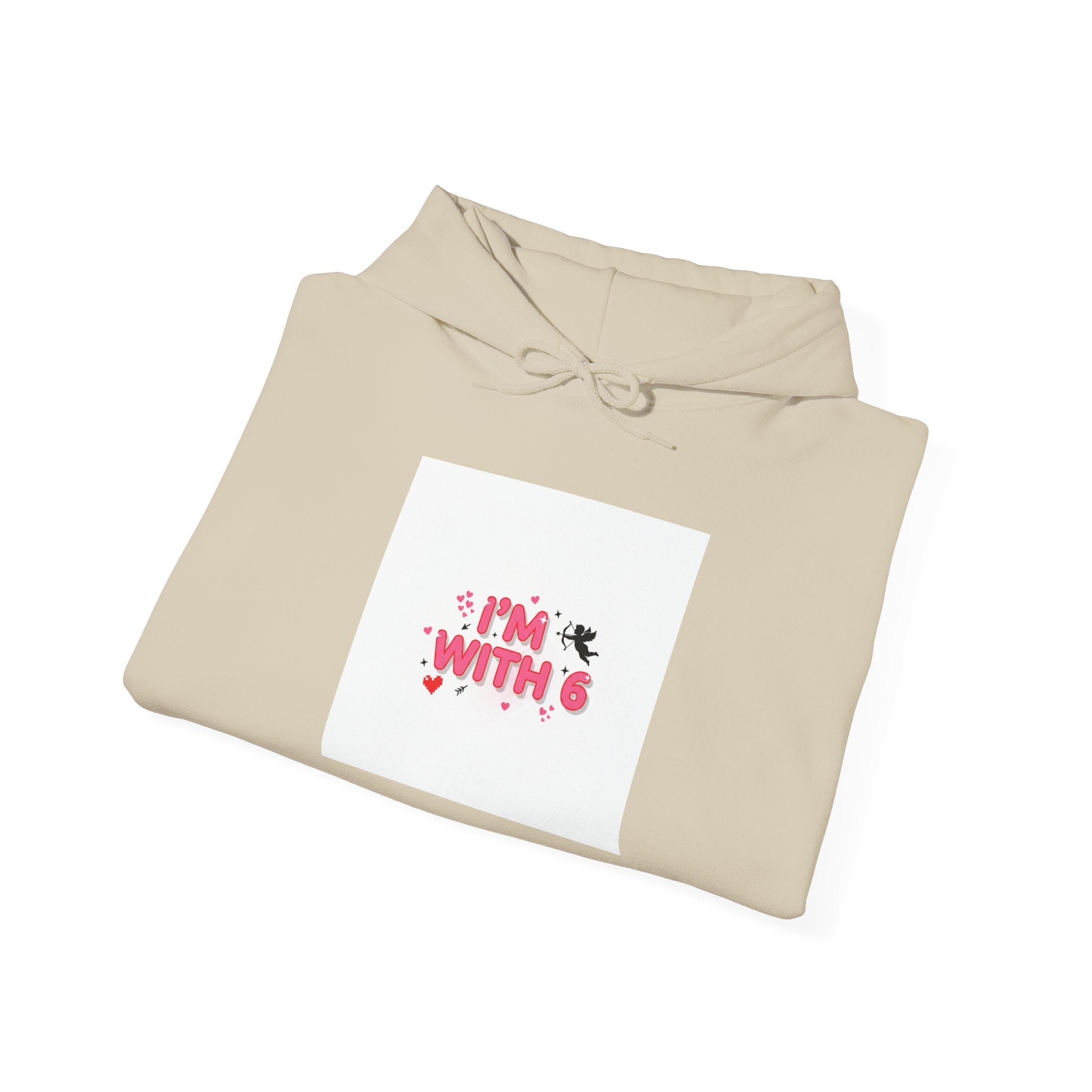 Valentine's 'I with 6 for 7' Meme Hoodie — Viral Helots Valentine's Sweatshirt