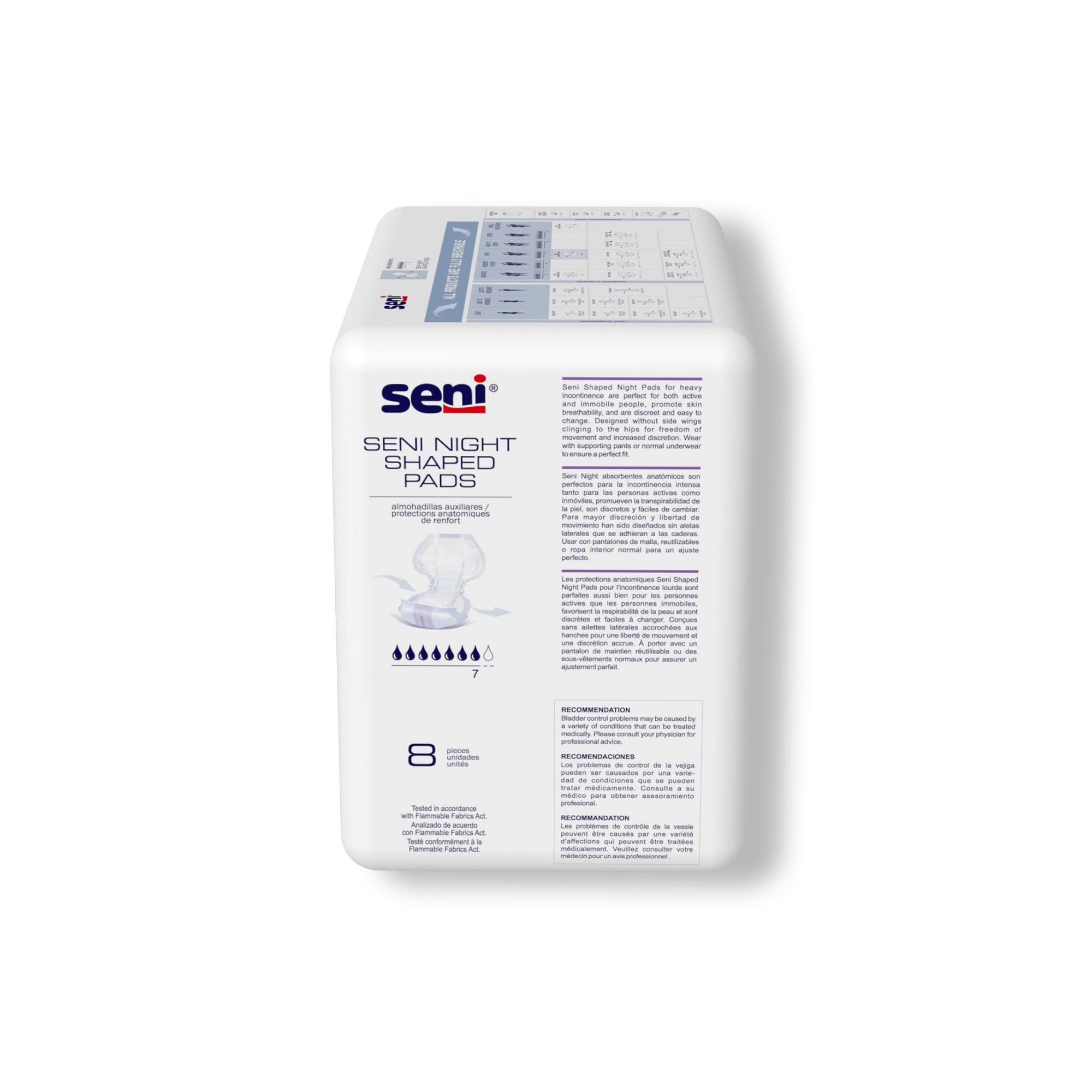 Seni® Night Shaped Pads S-PL08-PS1